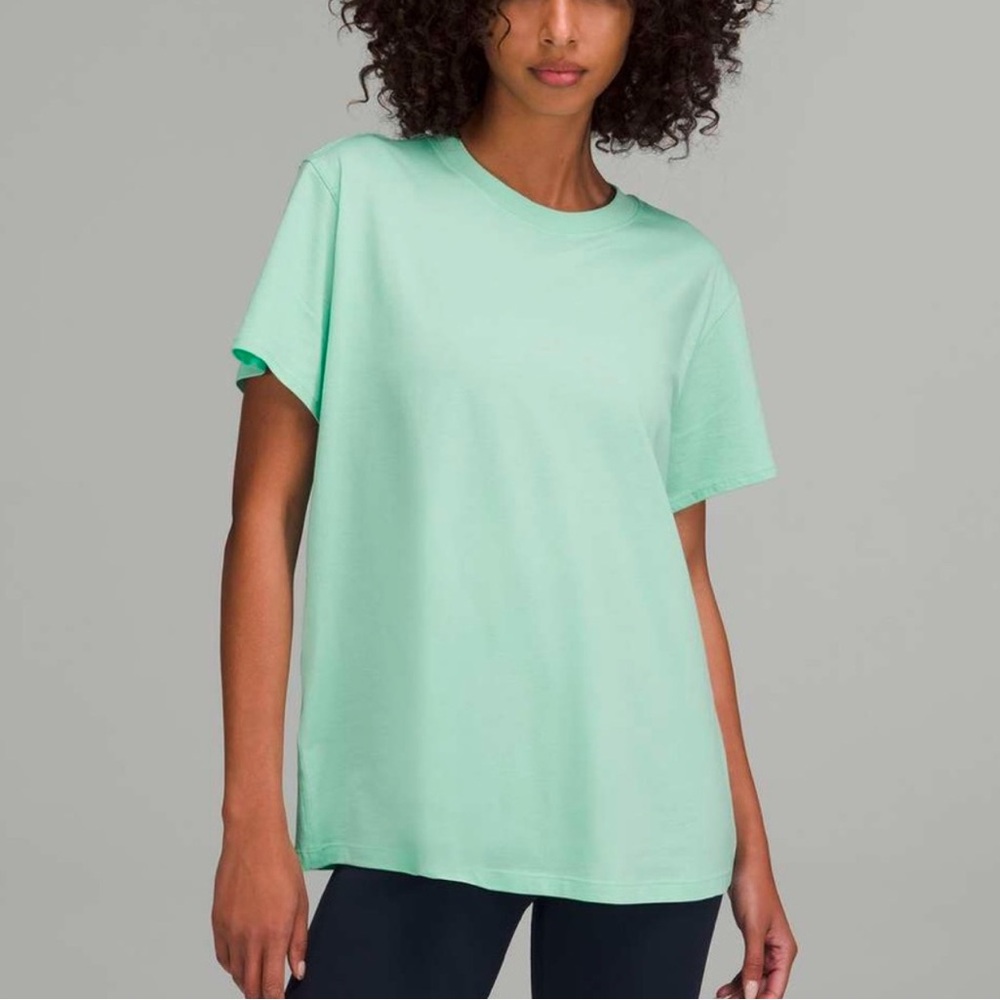Lululemon All Yours Tee - Wild Mint - Size 18